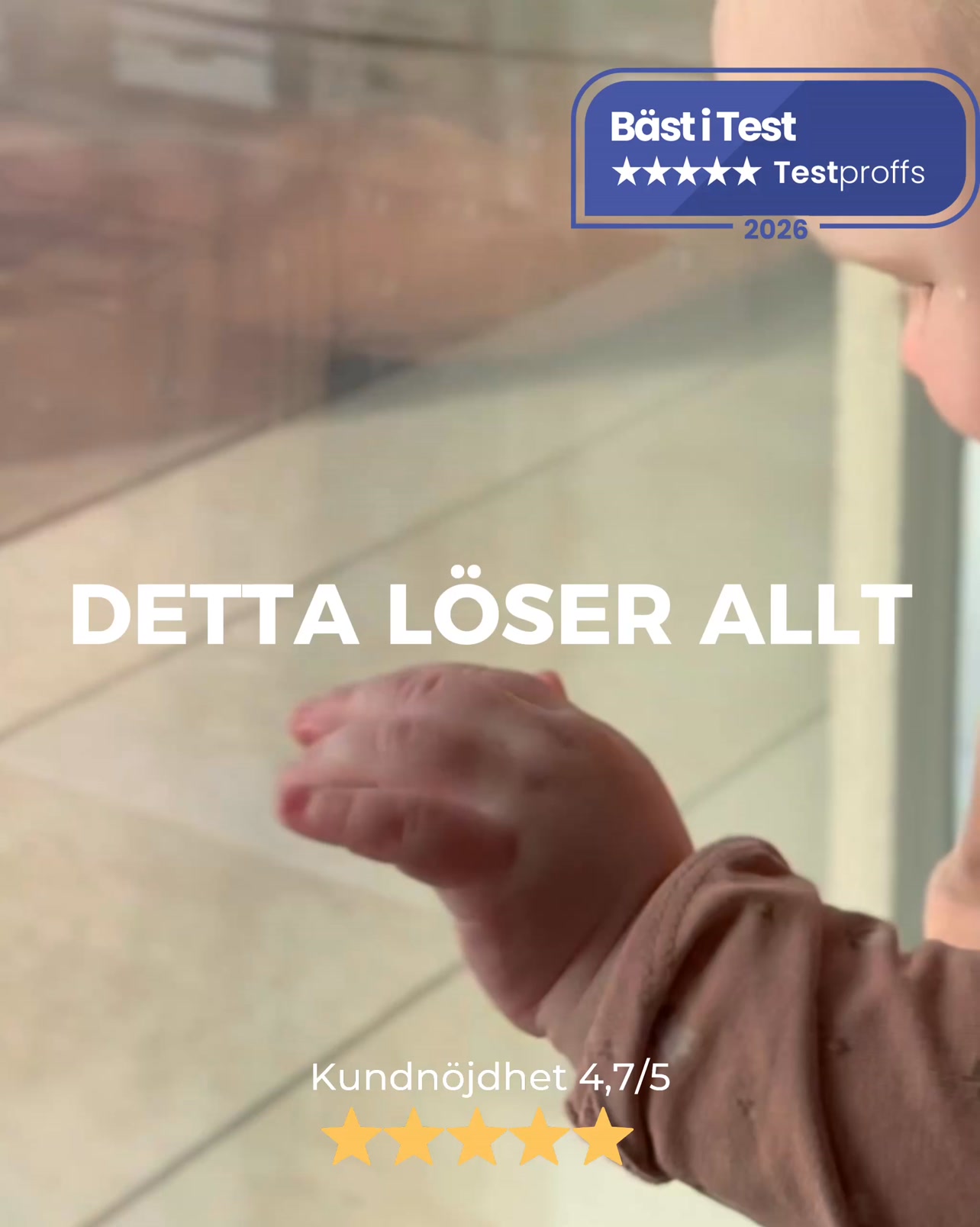 Fönsterputsning – utan ansträngning