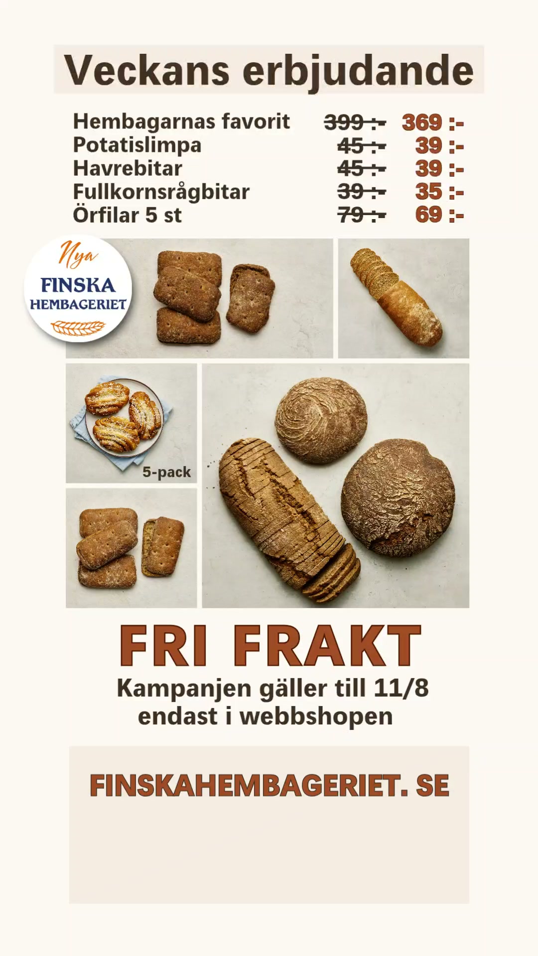 Anúncio de Nya Finska Hembageriet