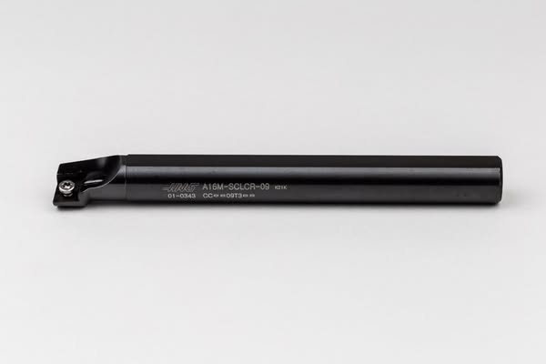 Haas A16M-SCLCR-09, 16mm Ø Steel Shank Internal (ID) Boring Bar, Right-Hand, Screw-Lock, Through-Tool Coolant