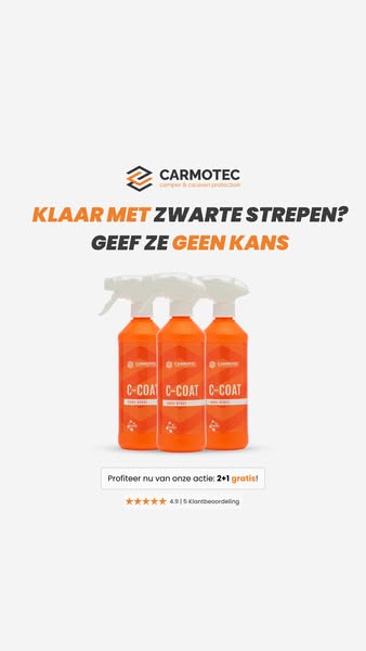 Uw camper of caravan beschermen was nog nooit zo makkelijk.