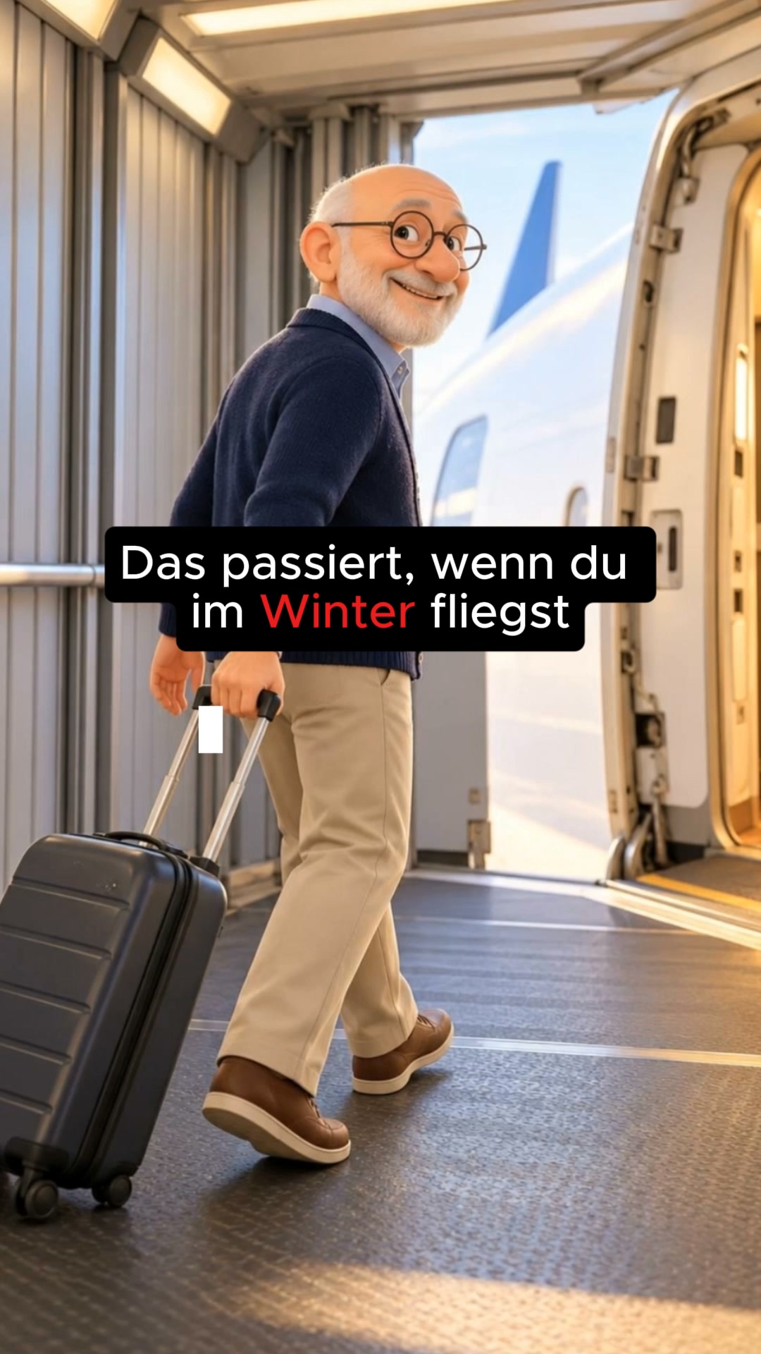 Beuge Schmerzen auf Flugreisen vor