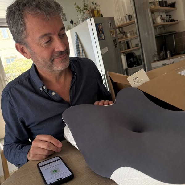 Sa première réaction : 'C'est quoi cette forme ?' Sa réaction 3 semaines plus tard : 'Tu peux m'en commander un pour ma maison de campagne ?