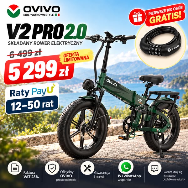 OVIVO V2 Pro 2.0 – teraz 5 299 zł