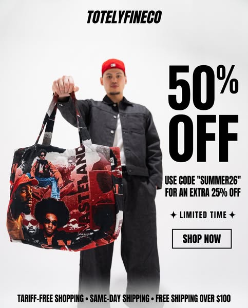 50,000+ TOTE BAGS SHIPPED WORLDWIDE