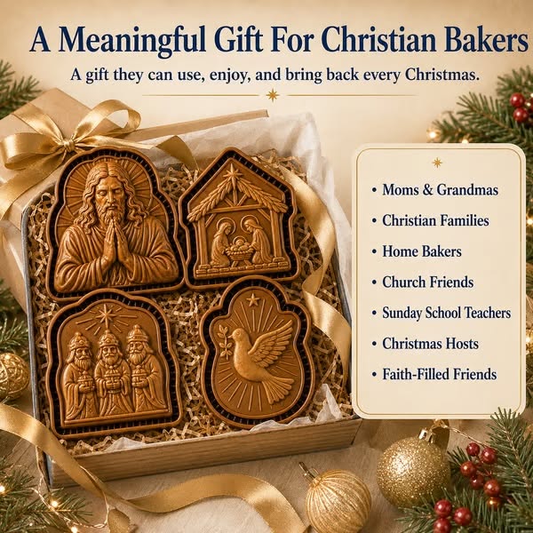 Faith & Nativity Christmas Mini Pie Mold Collection