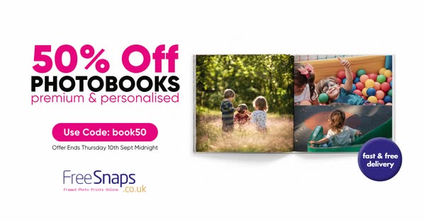 Create Your Photobook Today – 50% OFF