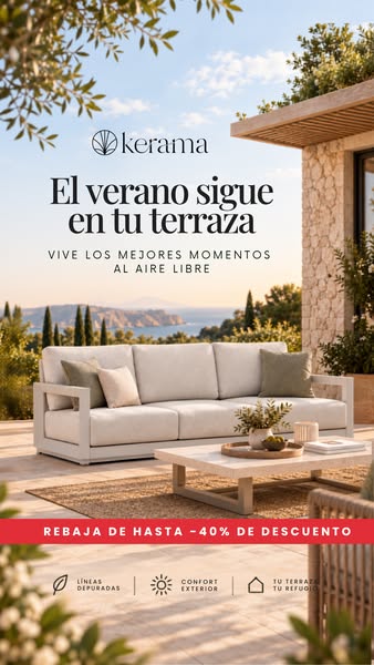 Muebles de exterior con hasta -40%