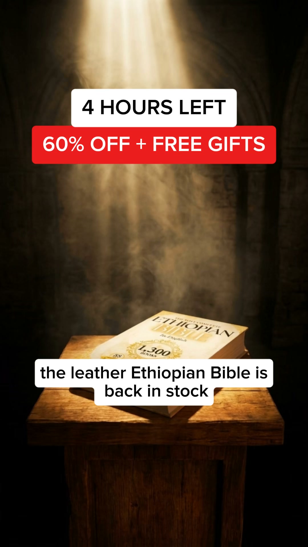 OFFER ENDS MIDNIGHT