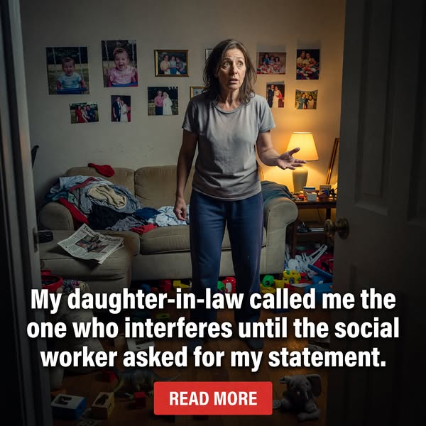 My daughter-in-law called me the one who interferes until the social worker asked for my statement
