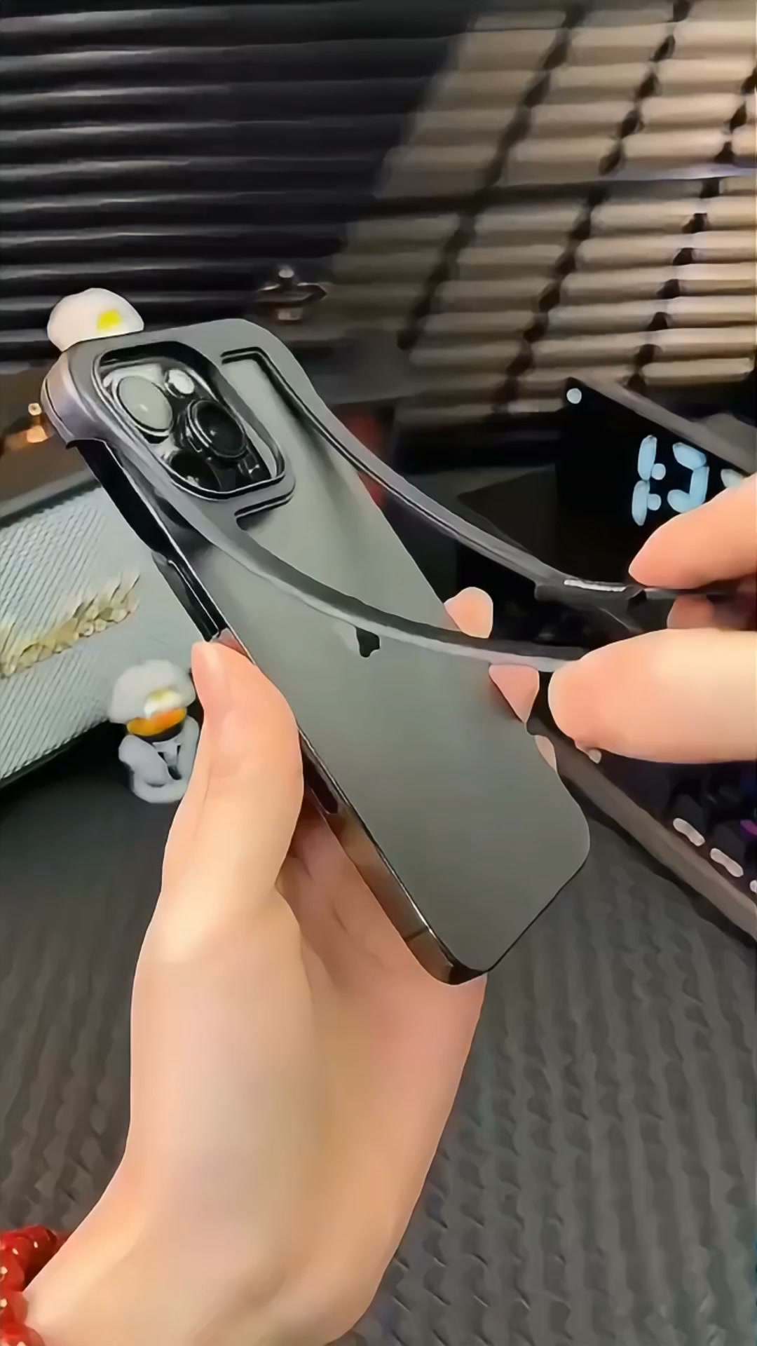 iPhone-bumperskal med värmeavledning