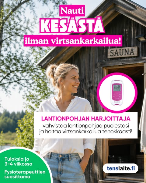 Nauti kesästä ilman virtsankarkailua
