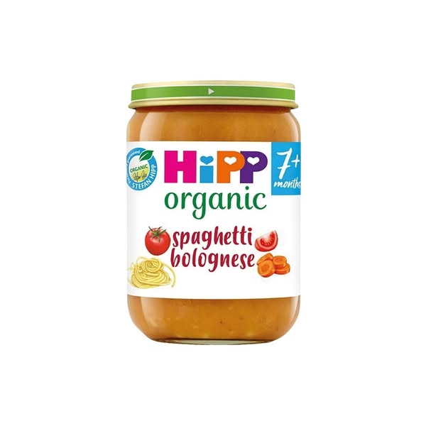 HiPP Organic Spaghetti Bolognese Baby Food Jar 7+ months 190g