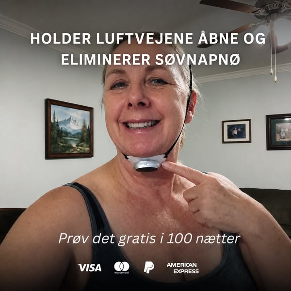 Fra 72 apnøhændelser til nul. Enkelt Prøv den i 100 nætter — risikofrit