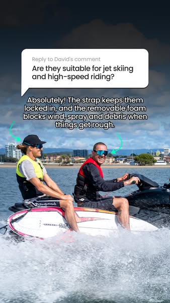 5-Star Jet Ski Riding Goggles & Sunglasses