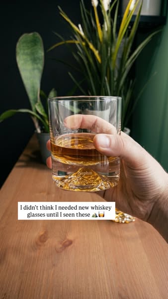 Nephin Heavy Based Whiskey Glass Set