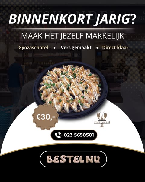 Visschotel? Bestel direct!