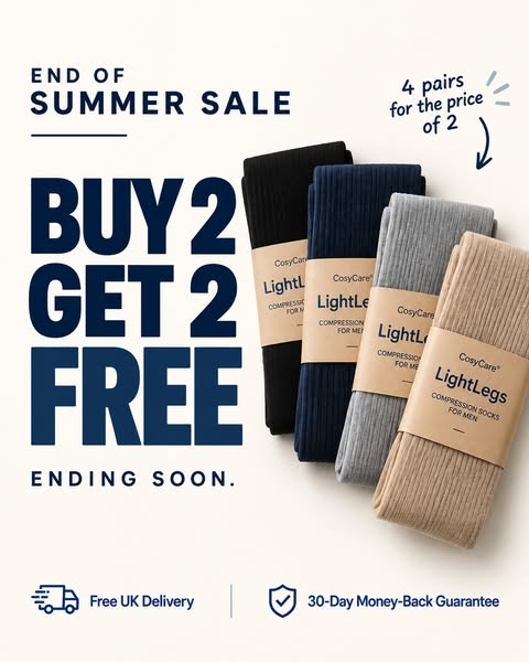 Buy 2, Get 2 Free! LightLeg Compression Socks