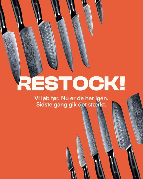 Op til 50% rabat ved knivsæt!