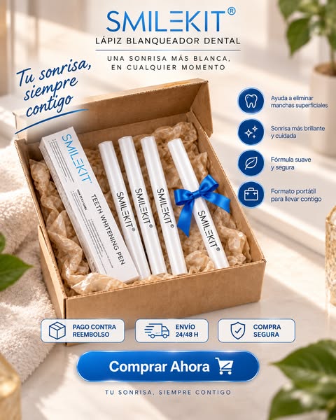 SmileKit™ Lápiz Blanqueador Dental – Una Sonrisa Más Blanca, Siempre Contigo