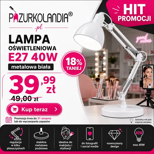 Profesjonalna lampa na biurko