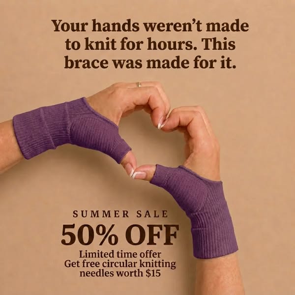 Made specifically for knitters and crocheters