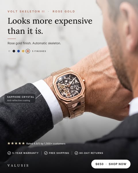 Awarded Best Watch Brand in Dubai 2025