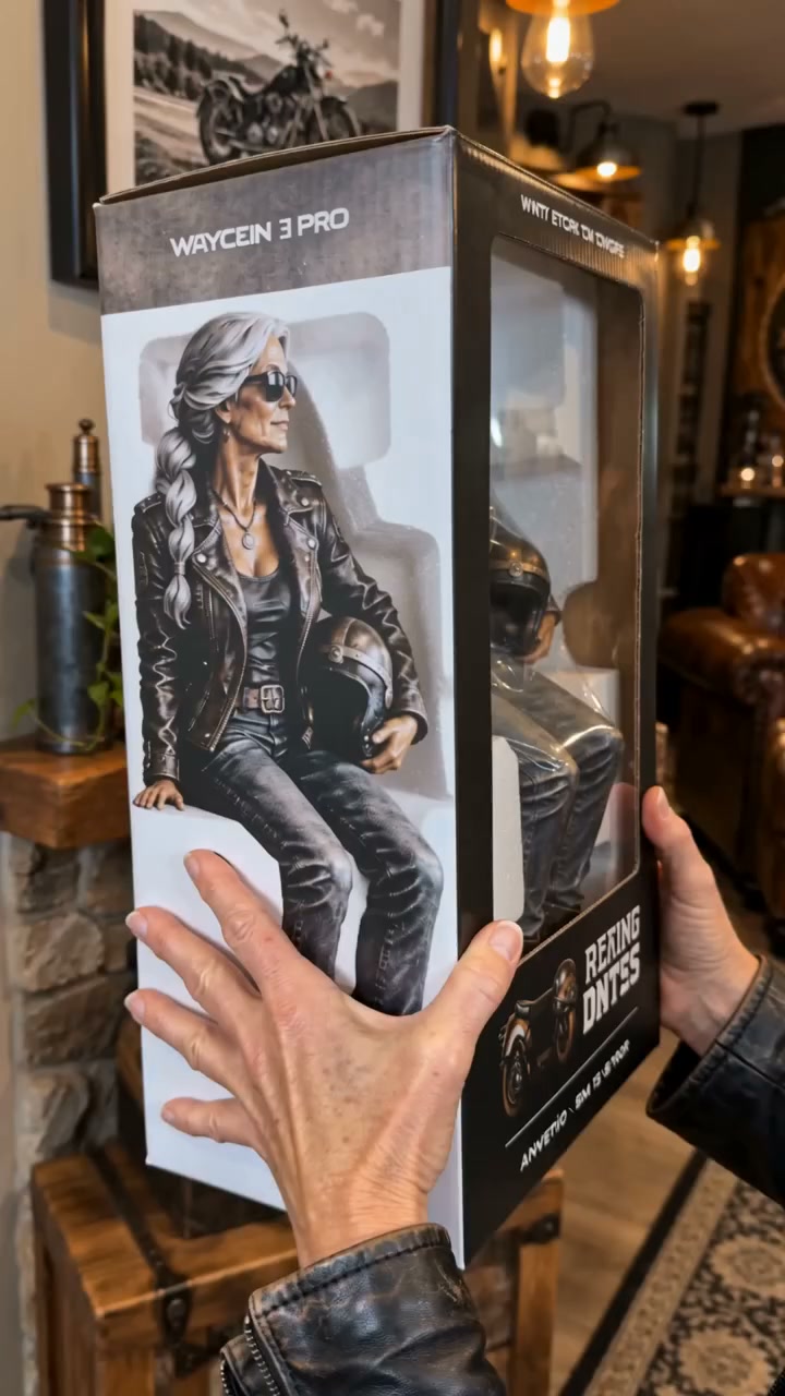 Old Biker Soul – Women Ride Too Shelf Sitter Figurine Collection