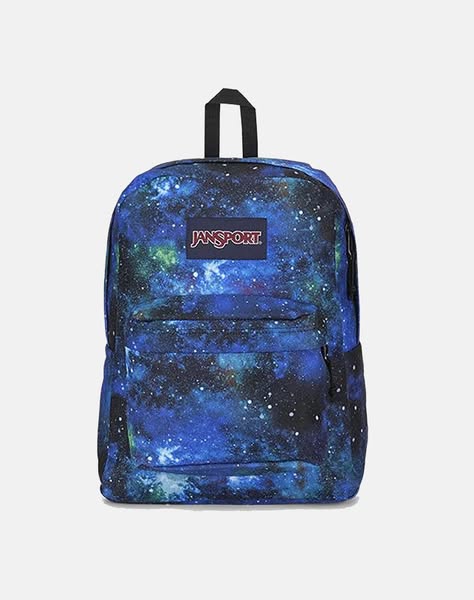 JANSPORT Unisex τσάντα πλάτης απο ύφασμα, με μπροστινή θήκη που κλείνει με φερμουάρ, ρυθμιζόμενους ιμάντες πλάτης, χειρόλαβή και κλείσιμο με