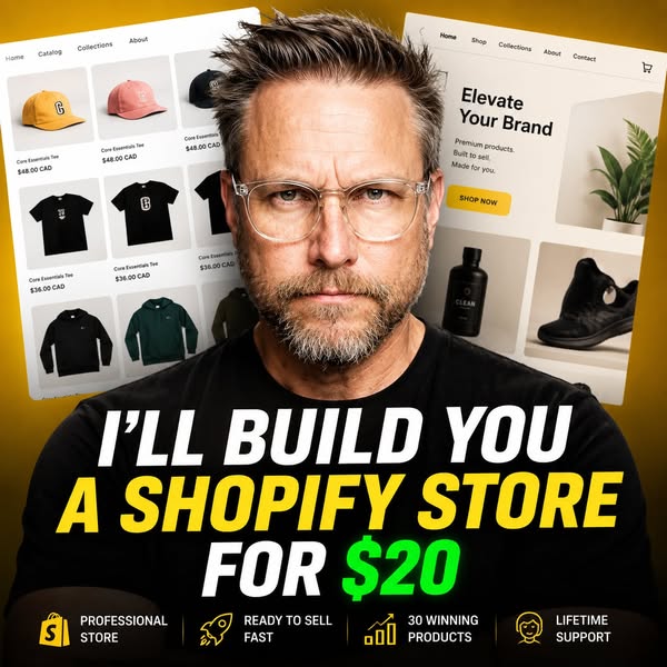 $20. Your Custom Store. 24 Hours.