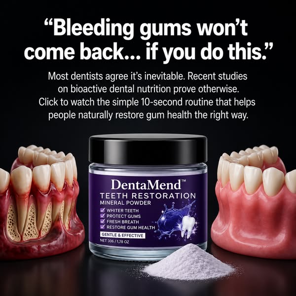 I thought my gums were shrinking because I was getting older... until one sentence from a dental professional completely changed how I looke