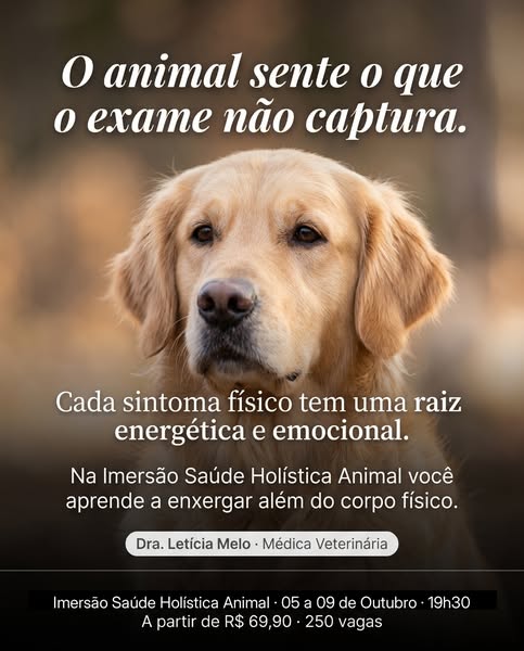 Imersão Saúde Holística Animal