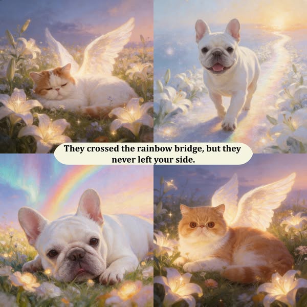 An Eternal Tribute Beyond the Rainbow Bridge