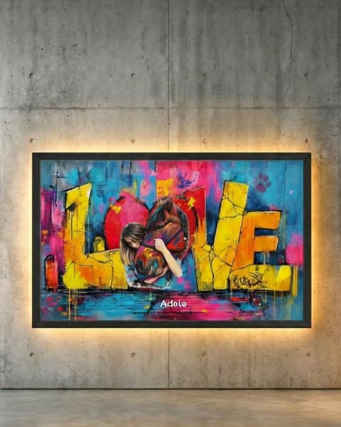 Dein Pferd im beliebten Pop-Art-Stil