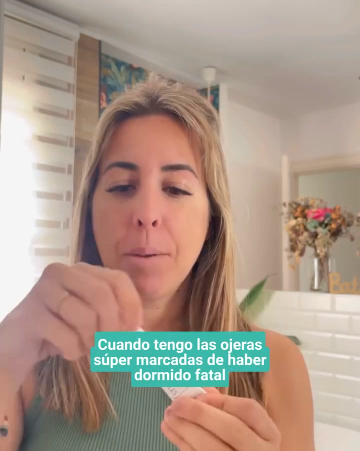 Ojeras fuera en días