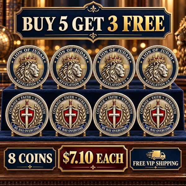 This Stunning Lion of Judah Faith Coin Is Full Of Meaning