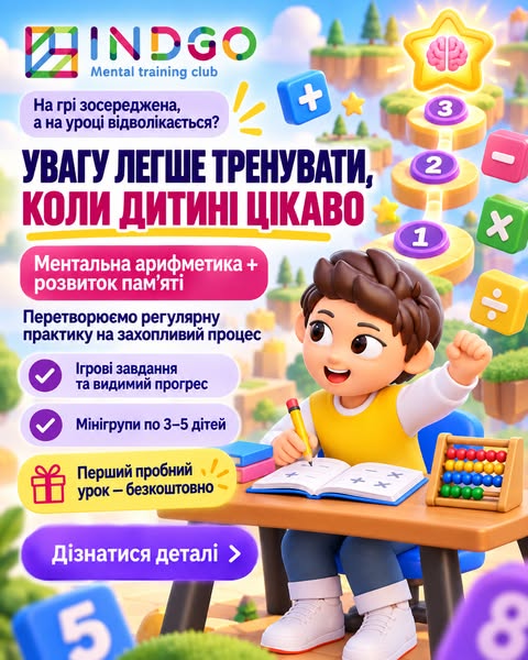 Увагу легше тренувати, коли цікаво