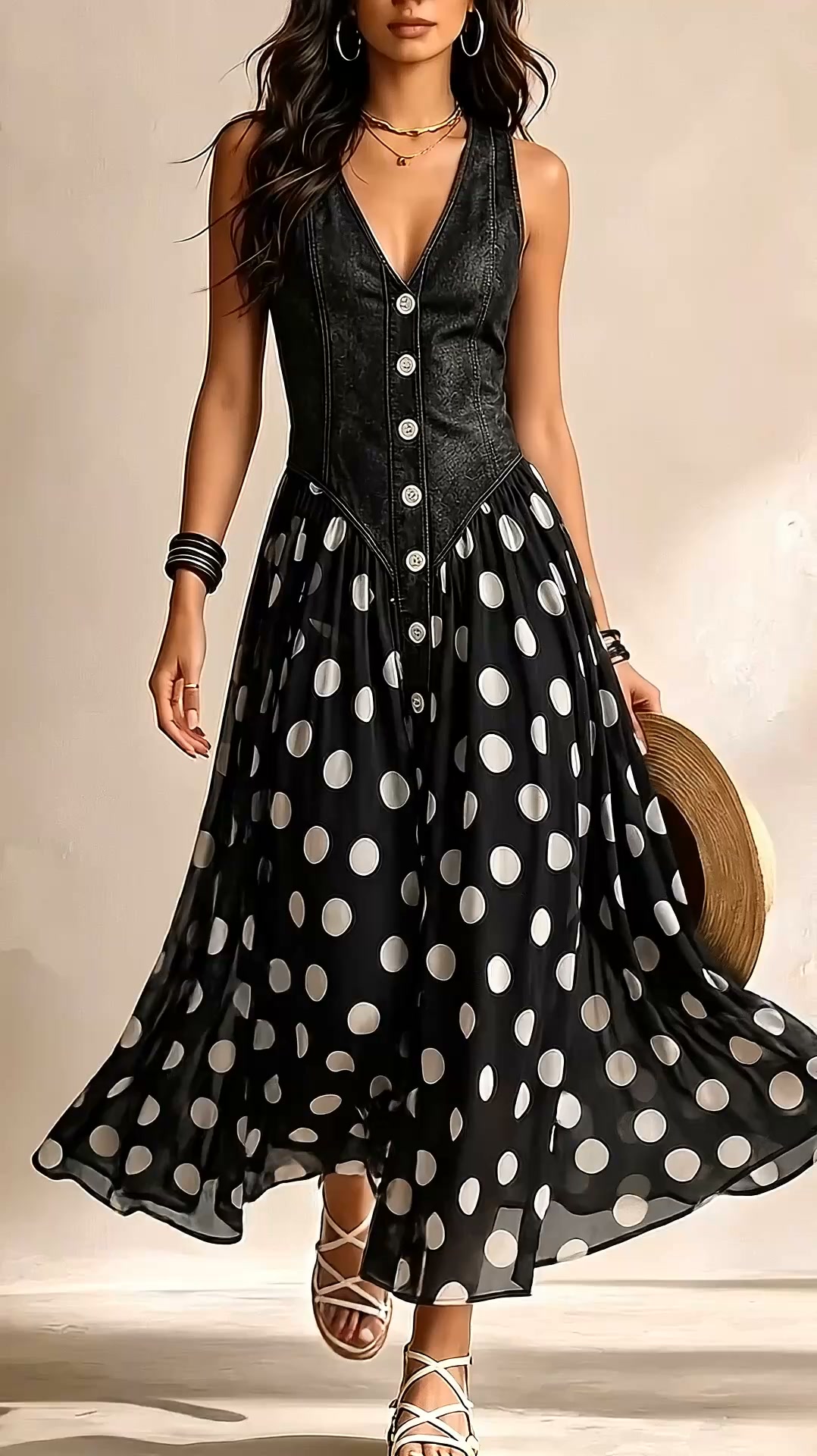 Un vestido diferente para esos días en los que te apetece sentirte especialmente guapa.