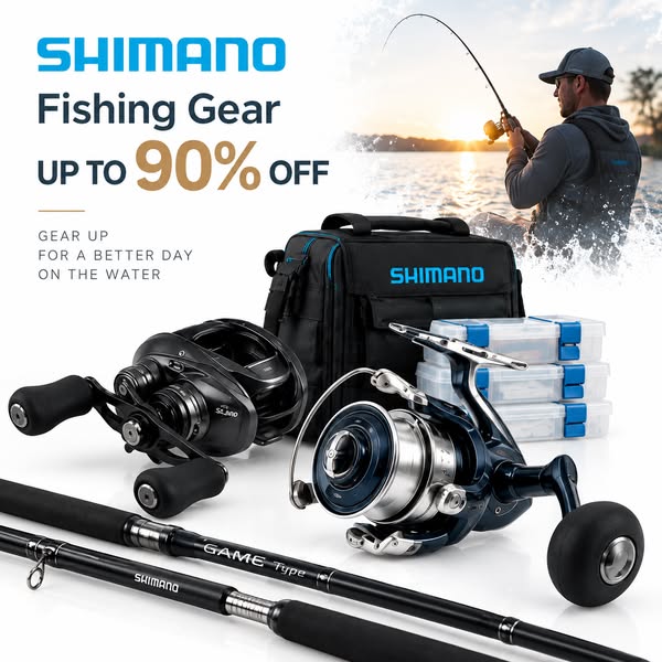 SHIMANO Reels — Up to 90% Off