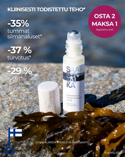 Itselle ja lahjaksi: Nyt 2 yhden hinnalla rajoitetun ajan