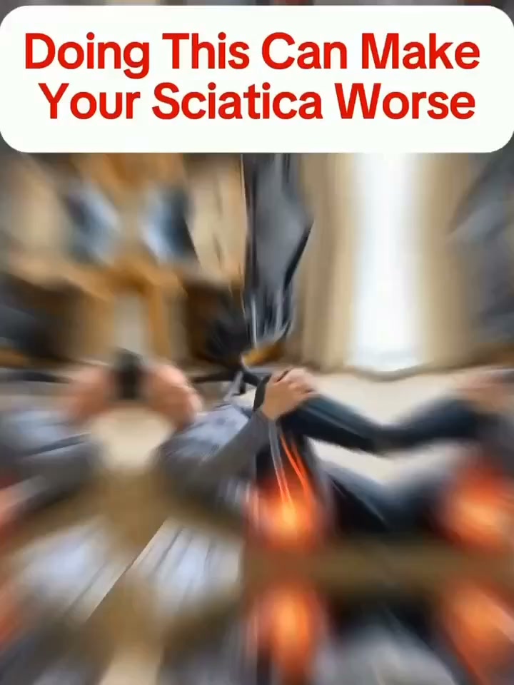 Sciatica isn't really a pain problem, it's a pressure problem