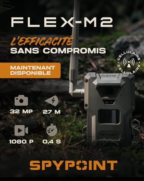 Le piège photo 4G FLEX-M2 - Ne manquez plus aucune prise