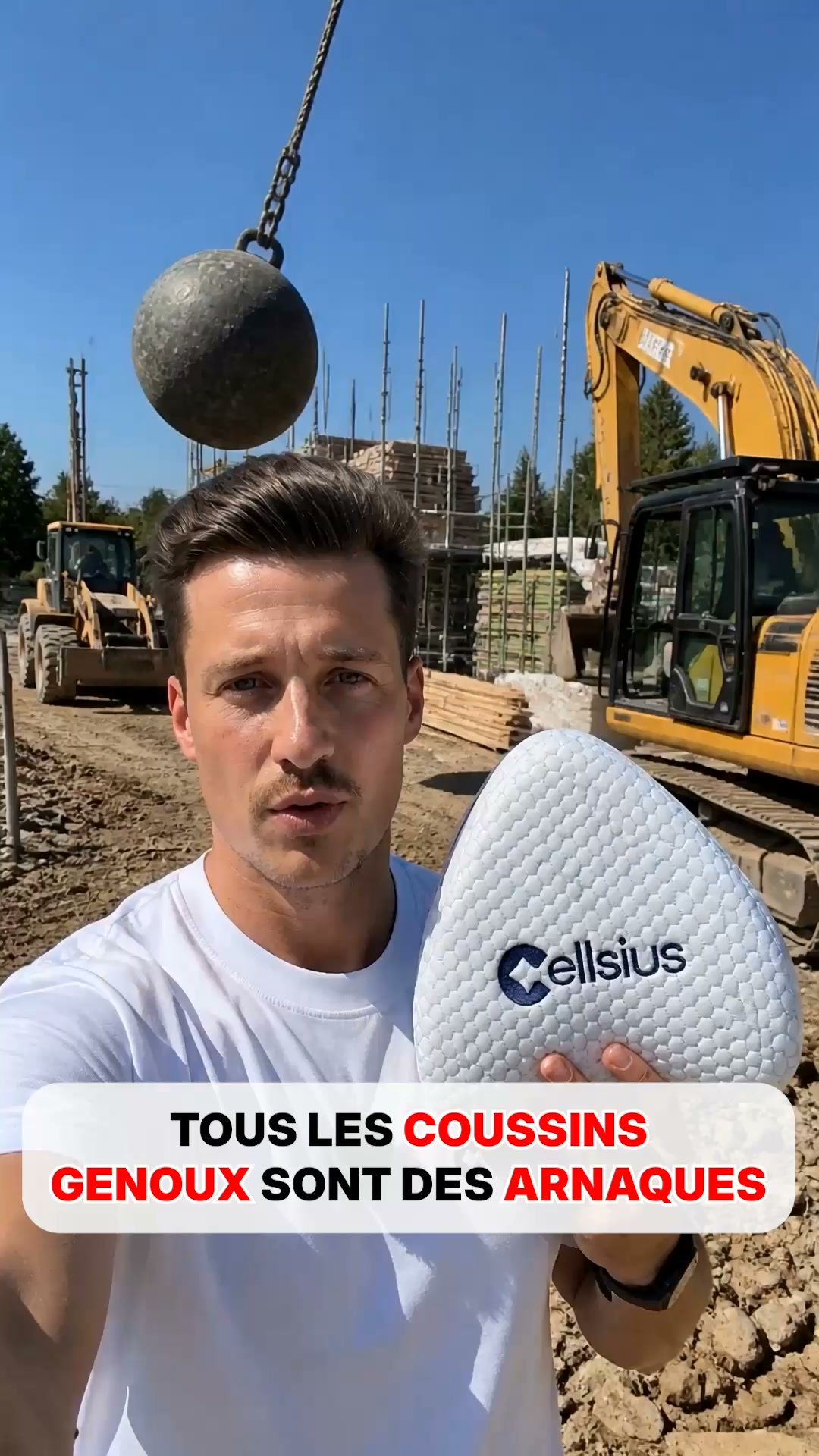 Coussin Genoux Cellsius