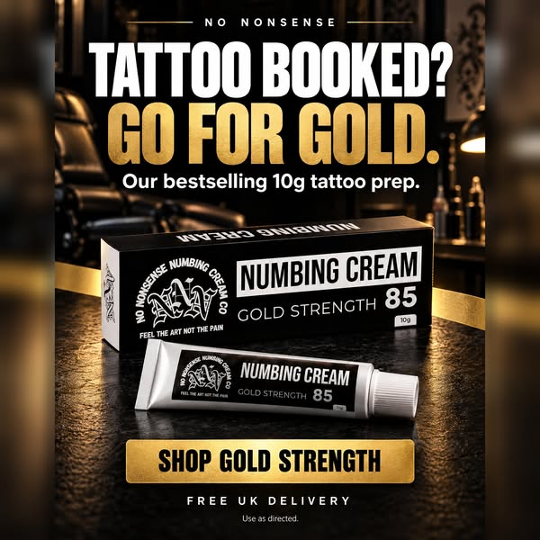 Tattoo Booked? Go for Gold