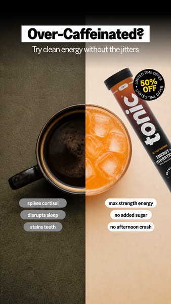 50% OFF Energy + Hydration