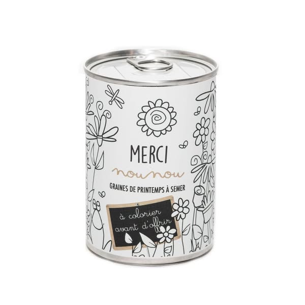 Kit à semer "merci nounou" fabriqué en france €14.90