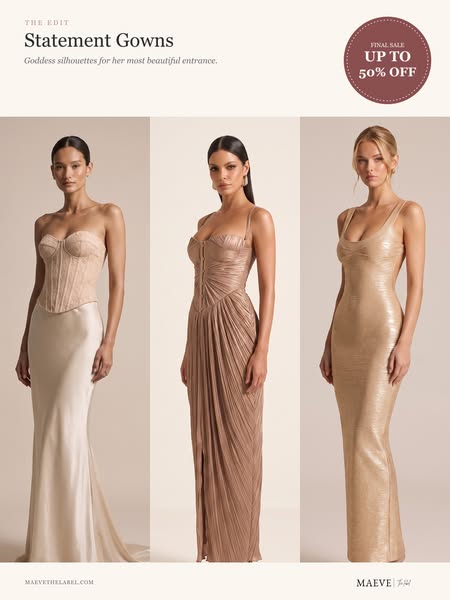 Statement Gowns — Up to 50% Off