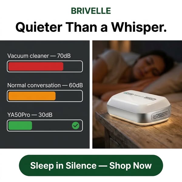 30dB Silent CPAP — Quieter Than a Whisper