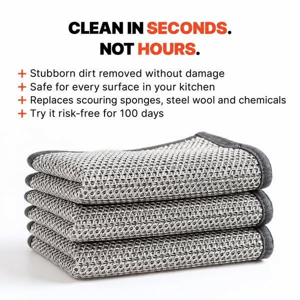 Tired of stubborn stains, rust, and burnt-on food making your kitchen harder to clean?