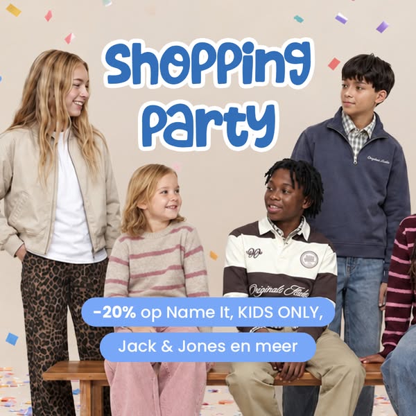 De Shopping Party is begonnen