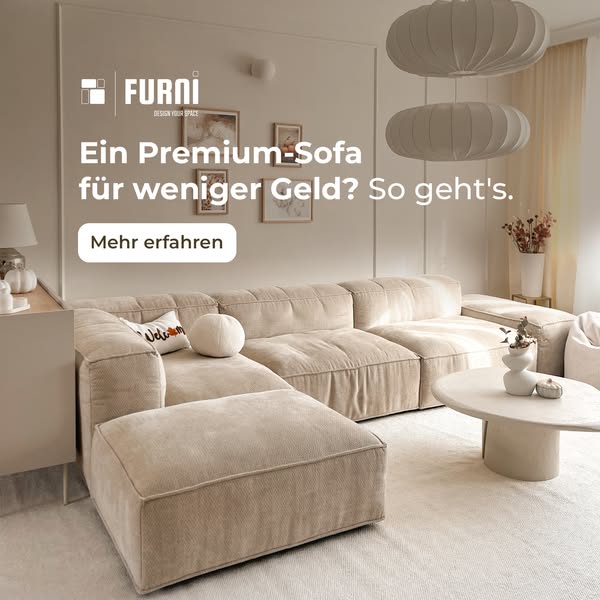 Wie ein 4.000 € Sofa nur 2.000 € kosten kann